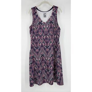 The North Face Never Stop Wearing Dress FlashDry Geometric Sleeveless Size Large
